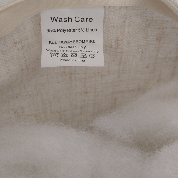 Pair of Holiday Pillows Silver Trees 15" Square - Picture 3 of 4